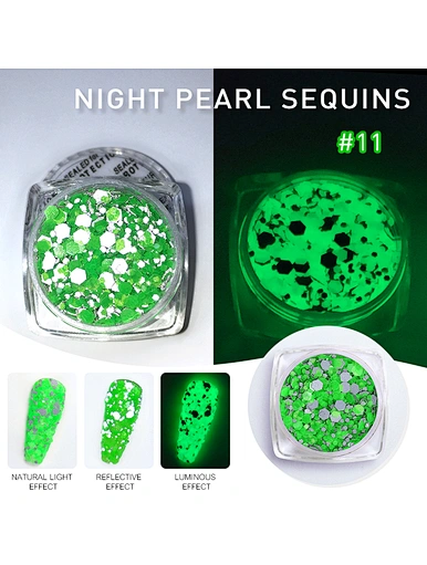 Reflective Luminous Chunky Glitter